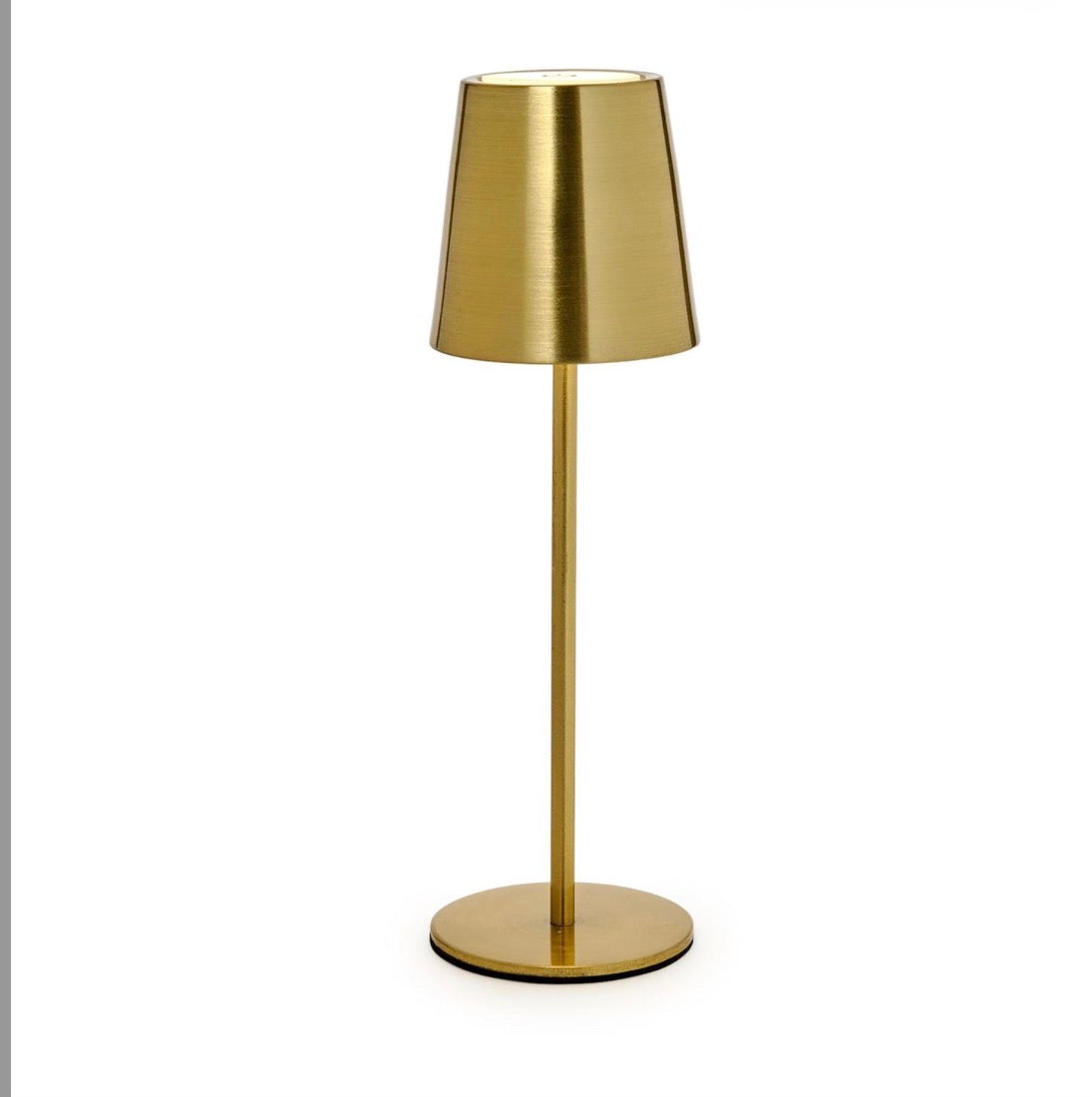 Cordless Rechargeable Gold Table Lamp