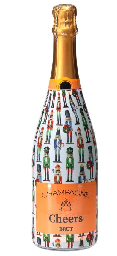 WH Hostess Nutcracker Prosecco Bottle Wrap