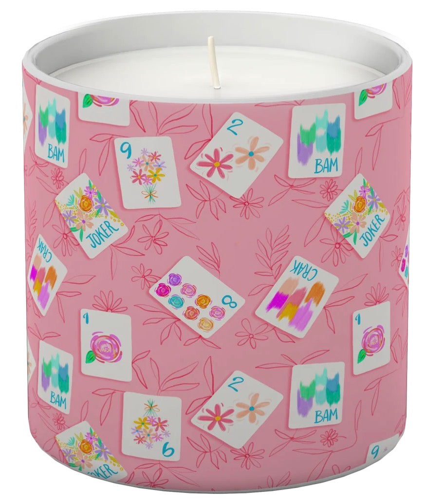Bonjour Mahjong Candle - White Tea & Mint