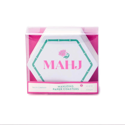 Let’s Mahj Set of 24 Heavy weight Paper Coasters