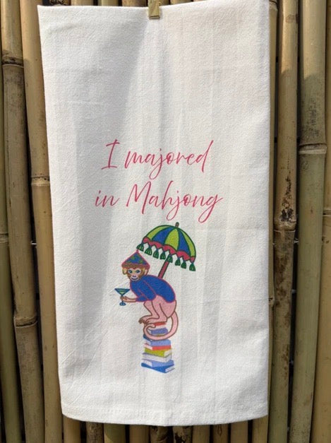 Majored in Mahjong Hand Towel - Mahjong Moxie