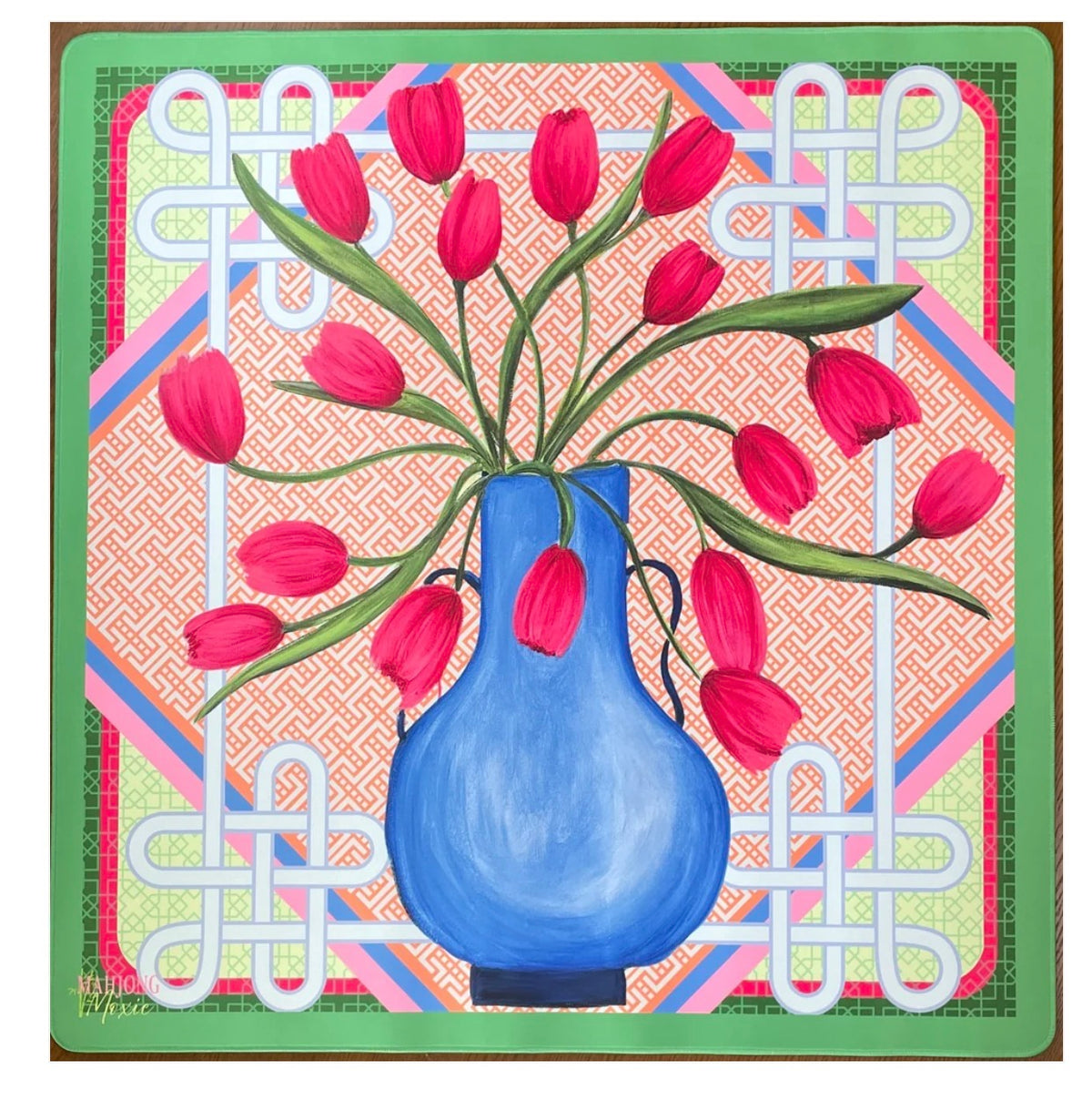 Tulip Tango Mat - Mahjong Moxie