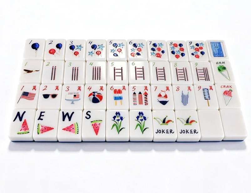 Summer Fun Mahjong Tiles