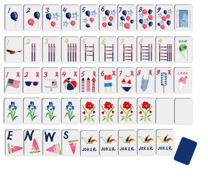 Summer Fun Mahjong Tiles