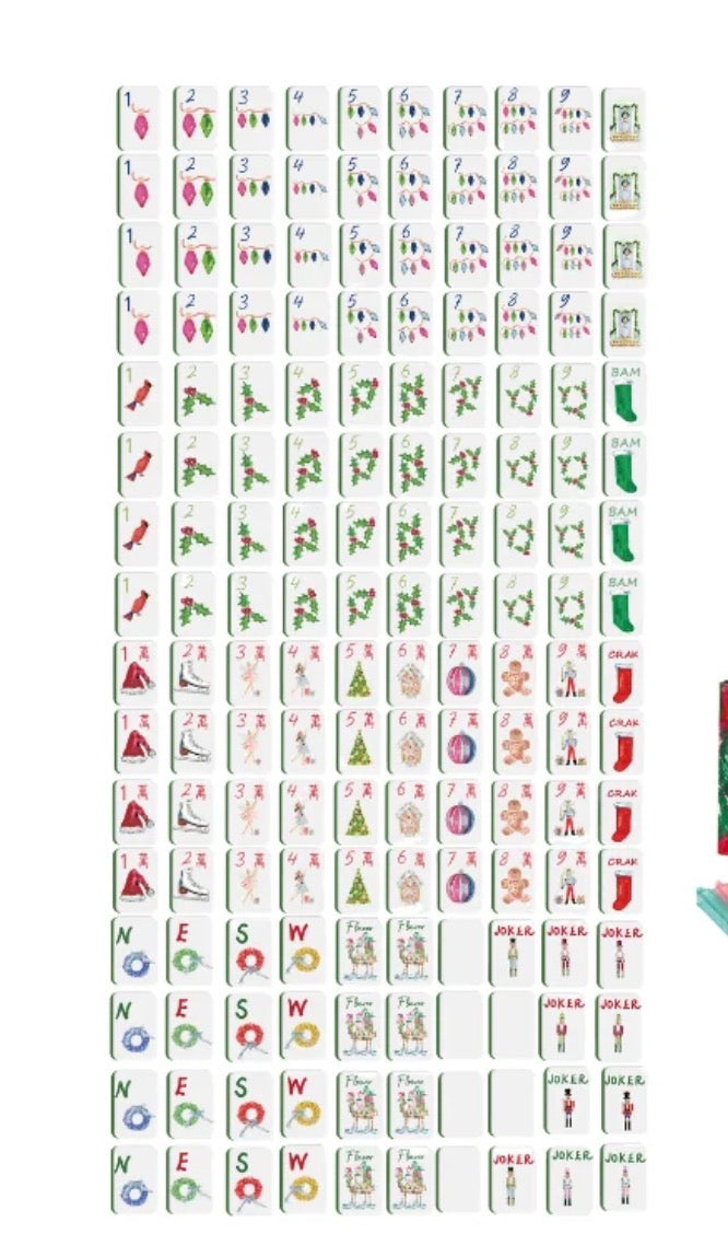 Holiday Lights Mahjong Kit by Keva