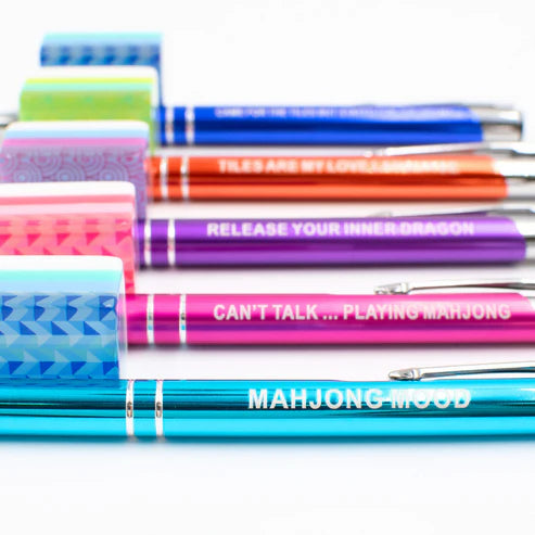 5 Colorful Mahjong Pens- My Fair Mahjong Pens