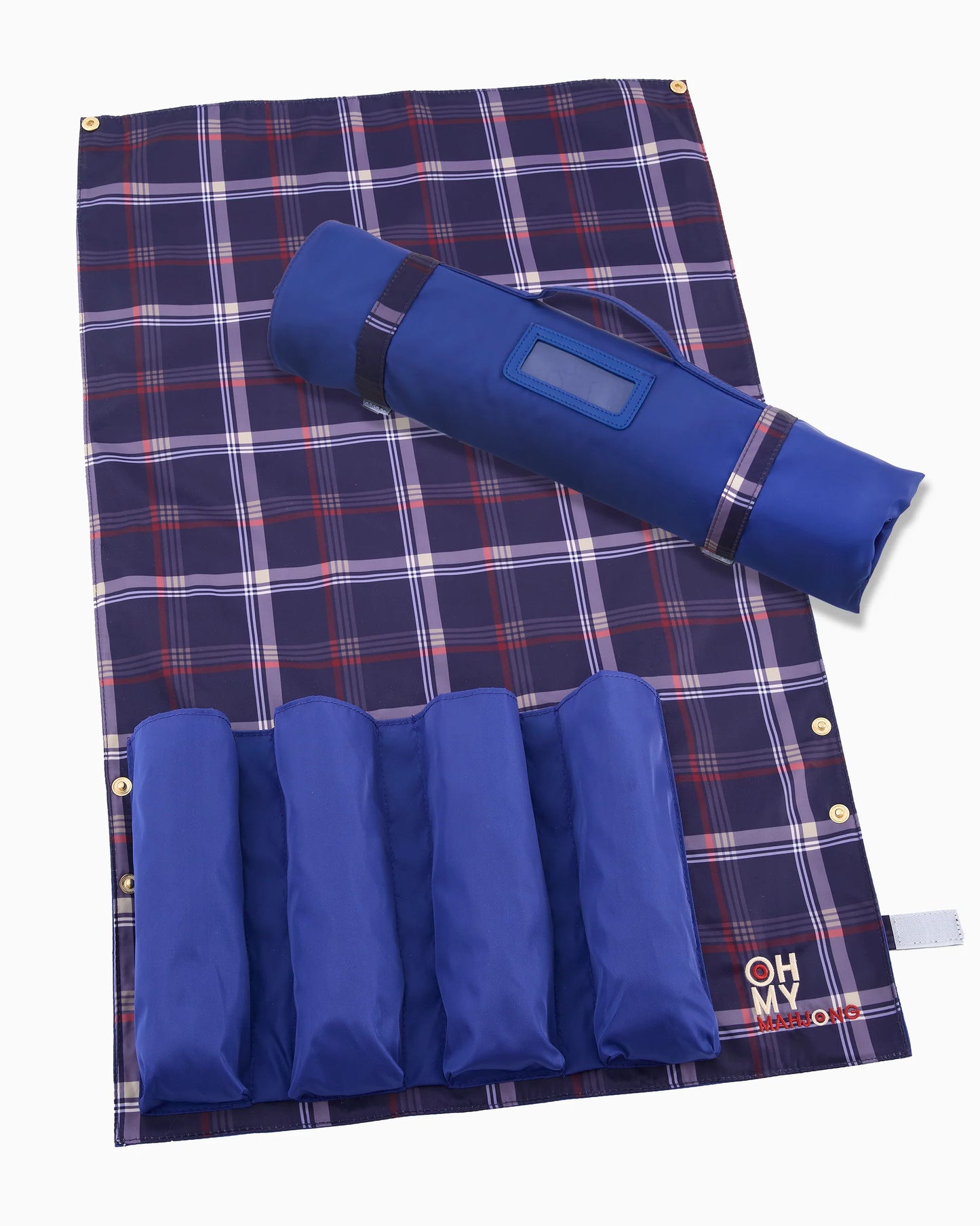 Navy Rack Storage Bag - Oh My Mahjong