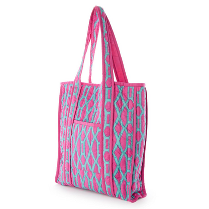 Bamboo Printed Reversible Tote