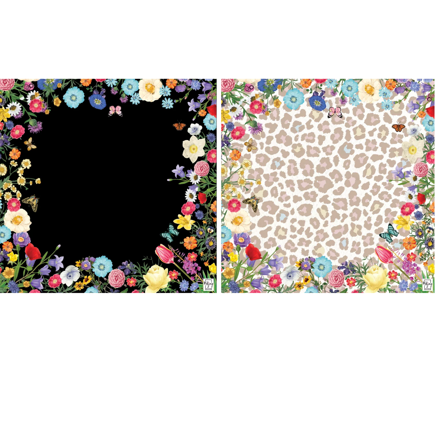 Double-Sided Mat | Double the Fun/Floral Mat
