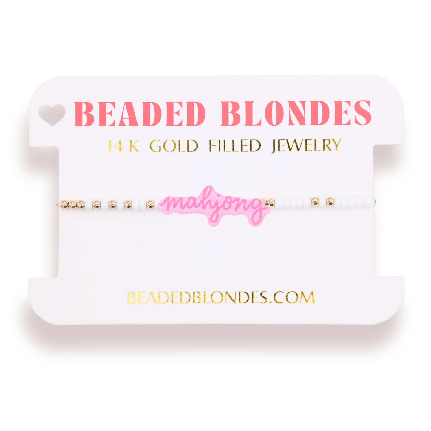 Mahjong Pink Bracelet on Color