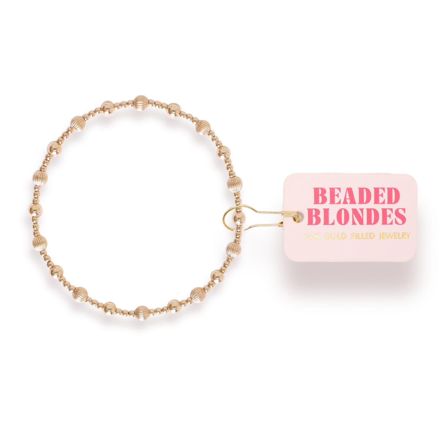 Palmer Fluted Bracelet in Gold