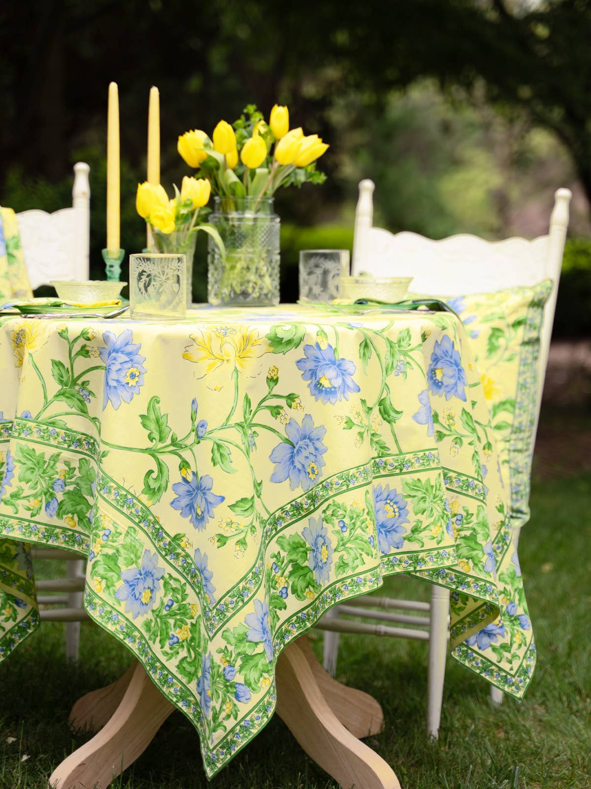 Rosehip Tablecloth - Yellow