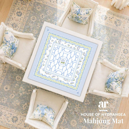 Hamptons Hydrangea Mahjong Mat