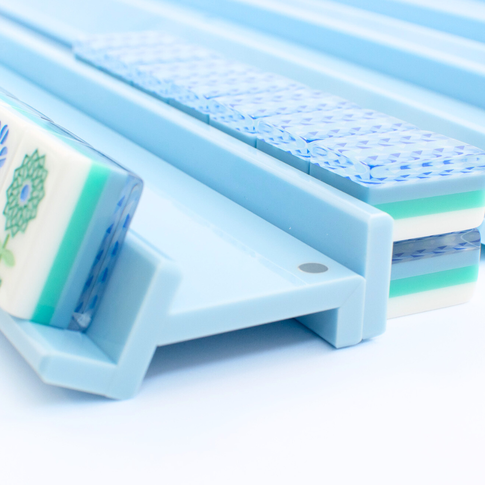 MAHJONG RACKS | Premium Acrylic | 4 Racks + 4 Pushers