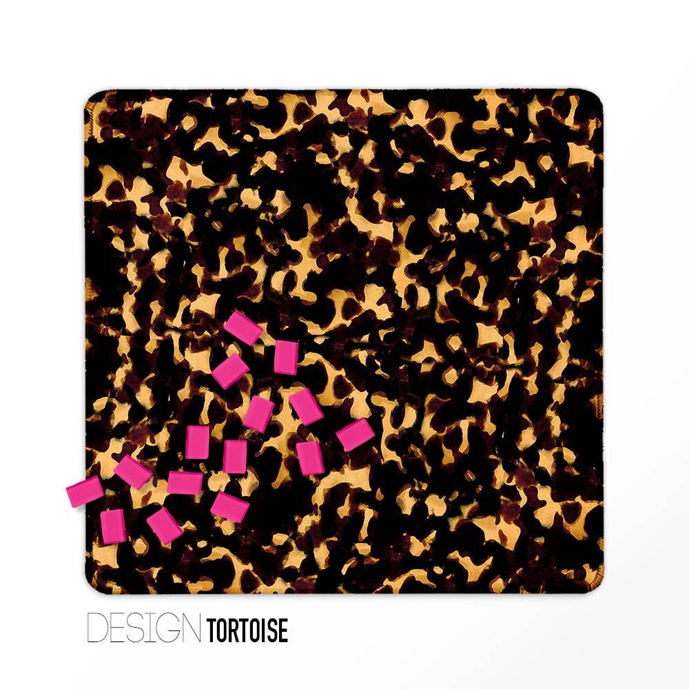 Mahjong Mat, Tortoise,Leopard,Tiger,Zebra, Boutique Monogram