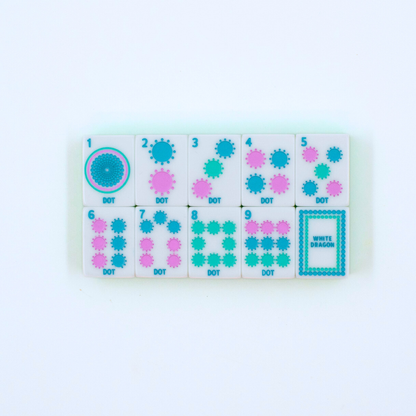 Crystal Confetti Purple | Mahjong with a Sprinkle of Color
