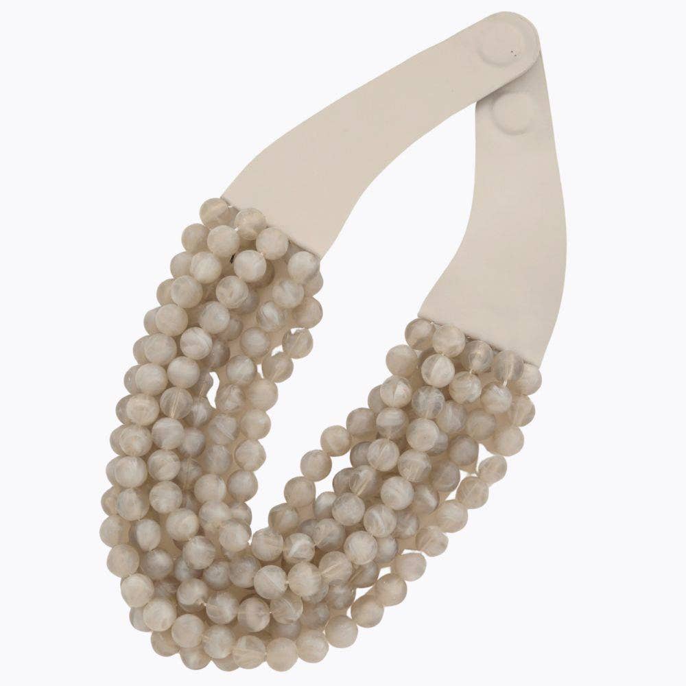 *Best* New Chunky Beaded Layered Magnetic Necklace