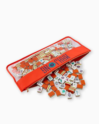 Oh My Mahjong BURNT ORANGE MAHJONG BAG