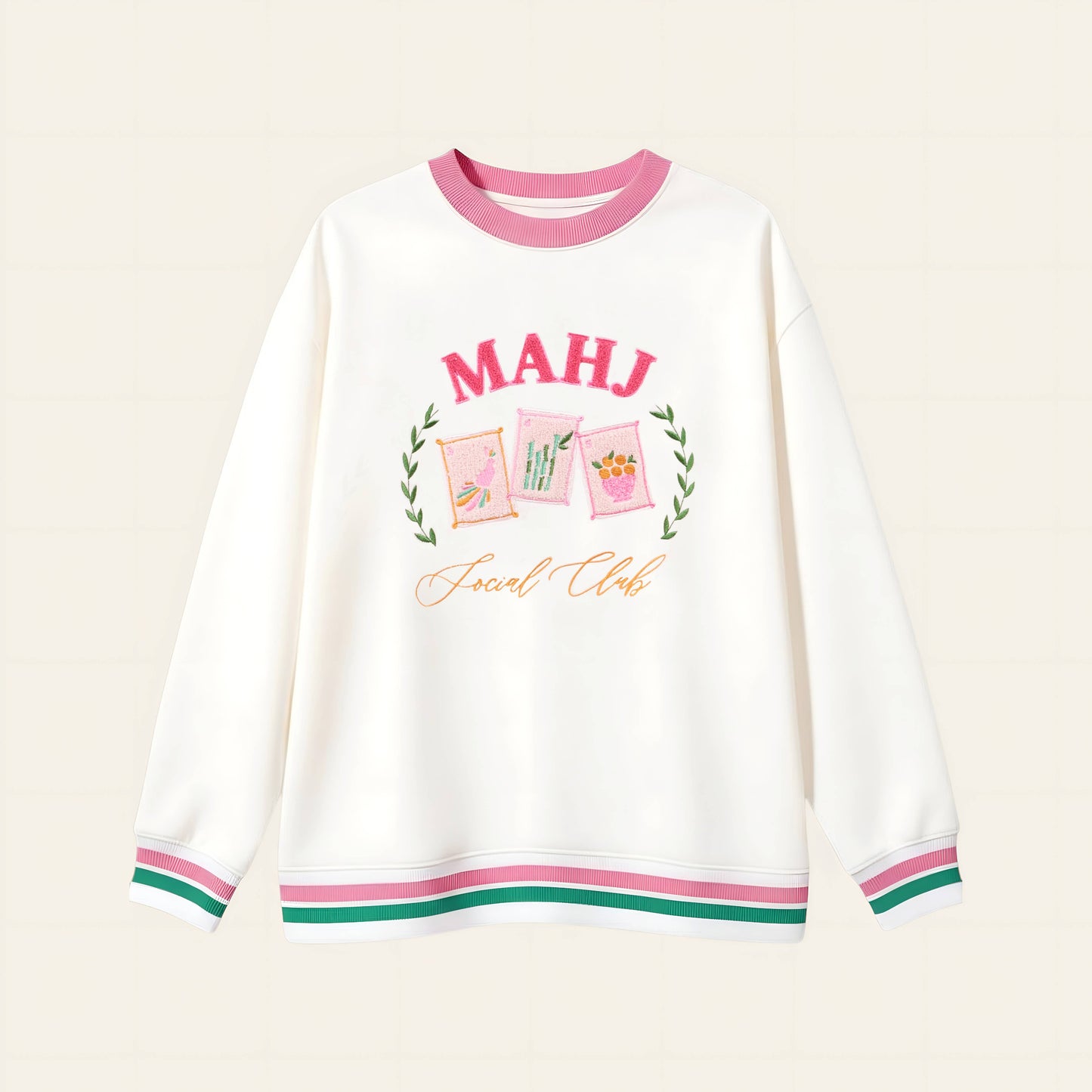 Oversized Crew–Mahjong Social Club