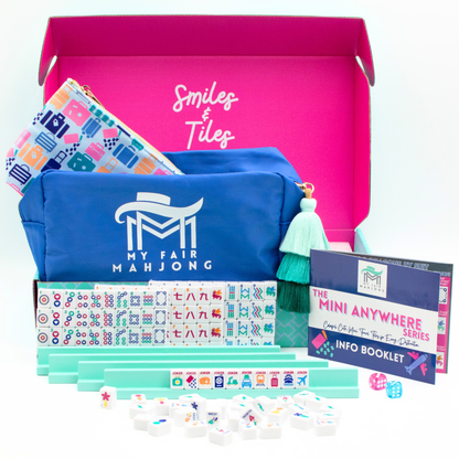 MINI TRAVEL MAHJONG  |  Mini Anywhere Series  |  White