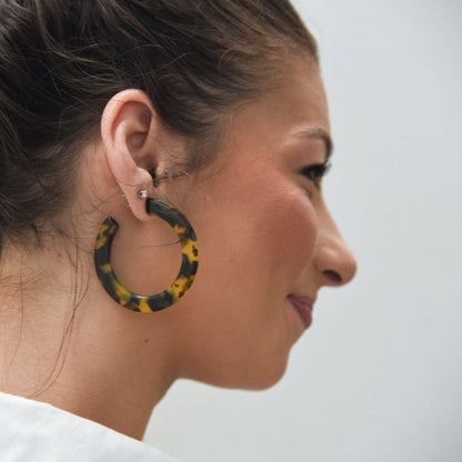 Chunky Tortoise Hoops