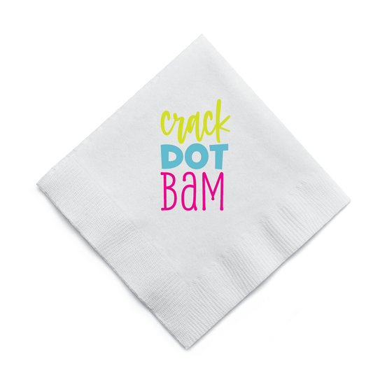 Crack Dot Bam Cocktail Napkins