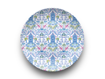 Colorful Chinoiserie Dinnerware Collection (Unbreakable and BPA-free)