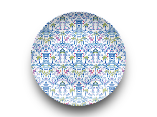 Colorful Chinoiserie Dinnerware Collection (Unbreakable and BPA-free)