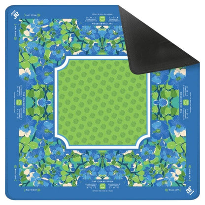 Palm Beach Collection Mahjong Mat | Pink, Blue Non-Neoprene