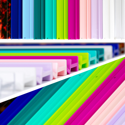 MAHJONG RACKS | Premium Acrylic | 4 Racks + 4 Pushers