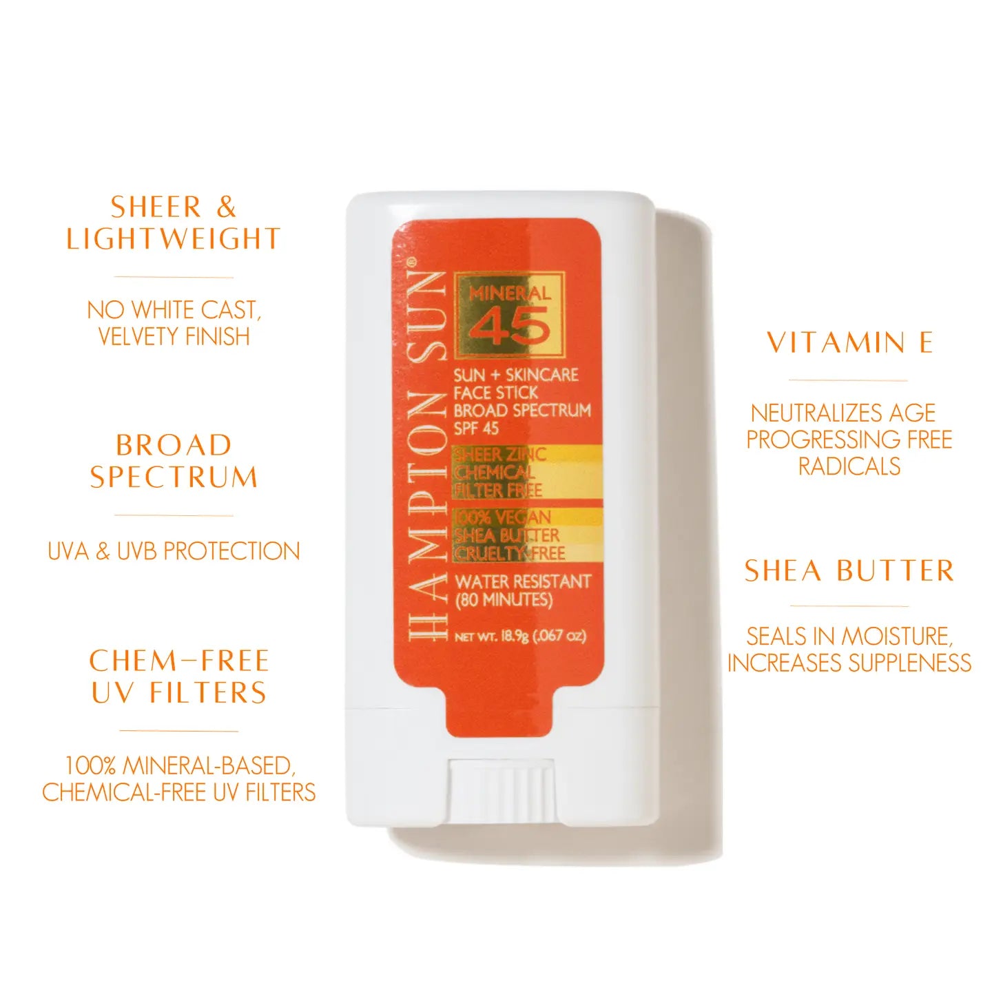 SPF 45 Mineral Face Stick