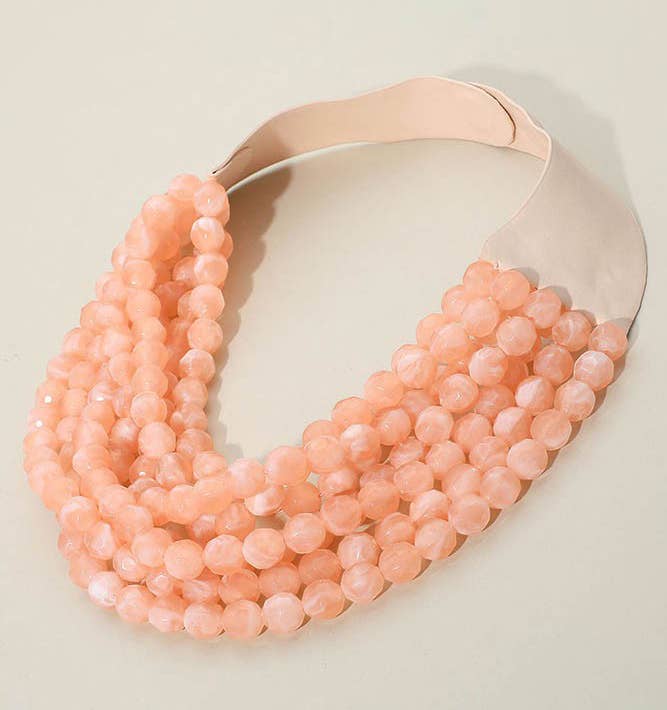 *Best* New Chunky Beaded Layered Magnetic Necklace