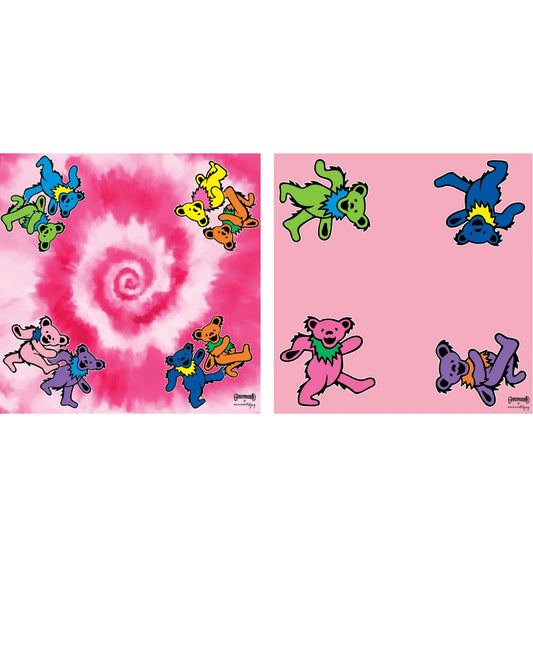 Grateful Dead x Bespoke Mahjong DOUBLE-SIDED MAT - DANCING BEARS