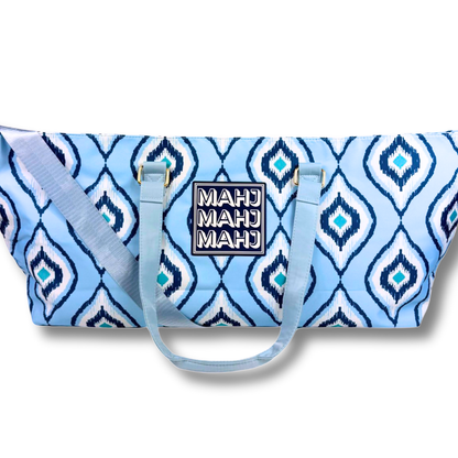 MAHJONG TOTE BAG  |  Wide with Zipper Closure