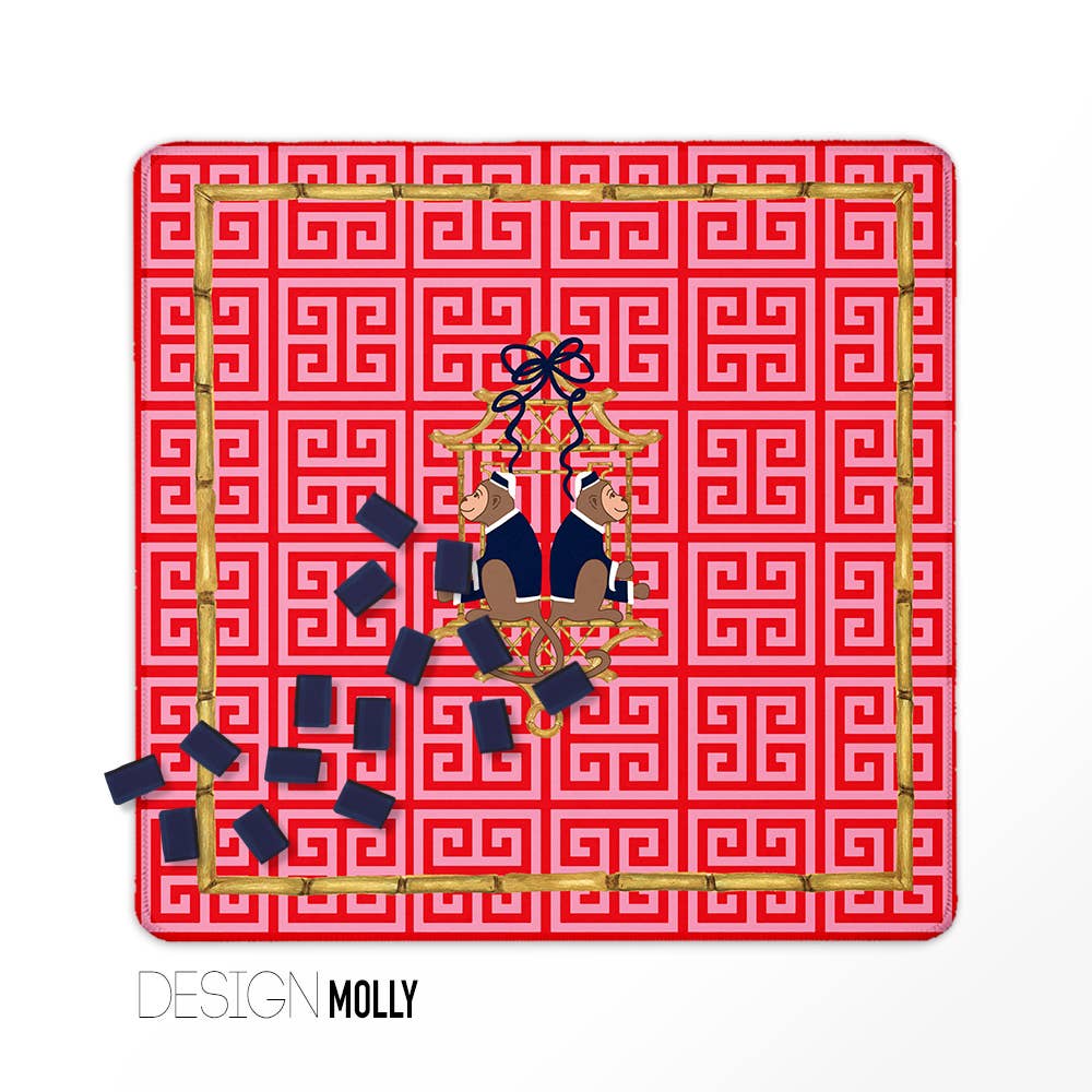 Mahjong Game Mat, Boutique Monogram
