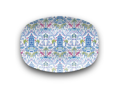 Colorful Chinoiserie Dinnerware Collection (Unbreakable and BPA-free)