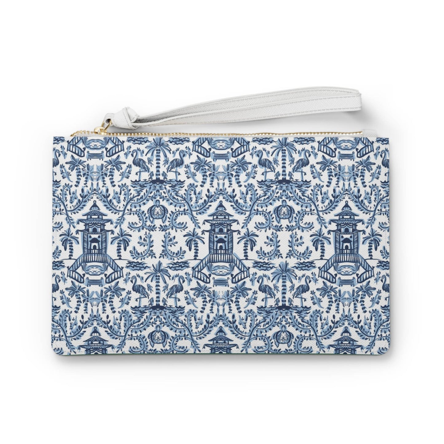 Britt Mills Mahjong Card Pouch (Faux-Leather)