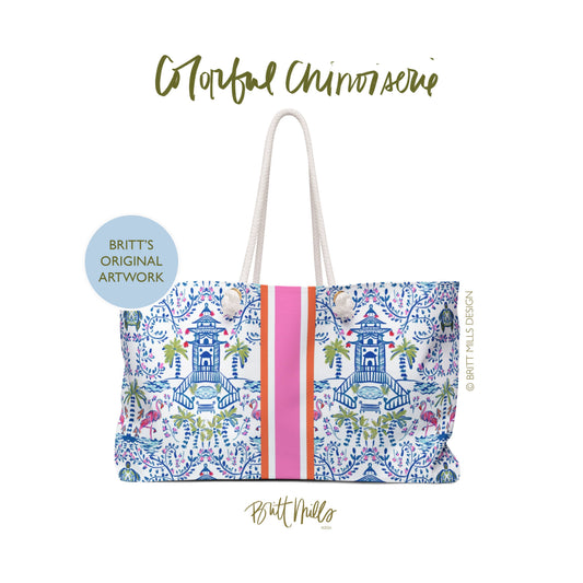 Britt Mills Mahjong Tote Bags