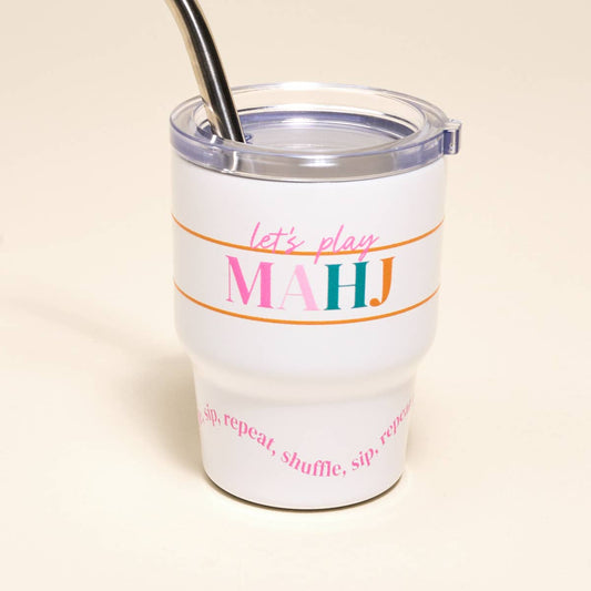 2 oz Tiny Tumbler–Let's Play Mahj