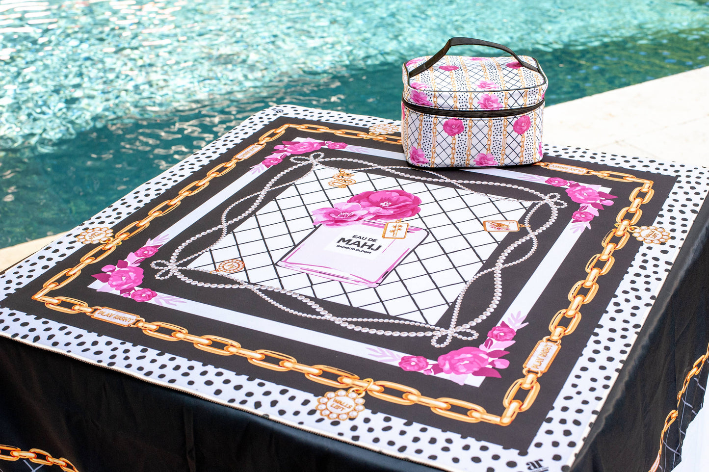 Bamboo Blossom Mahjong Mat – Eau de Mahj Collection