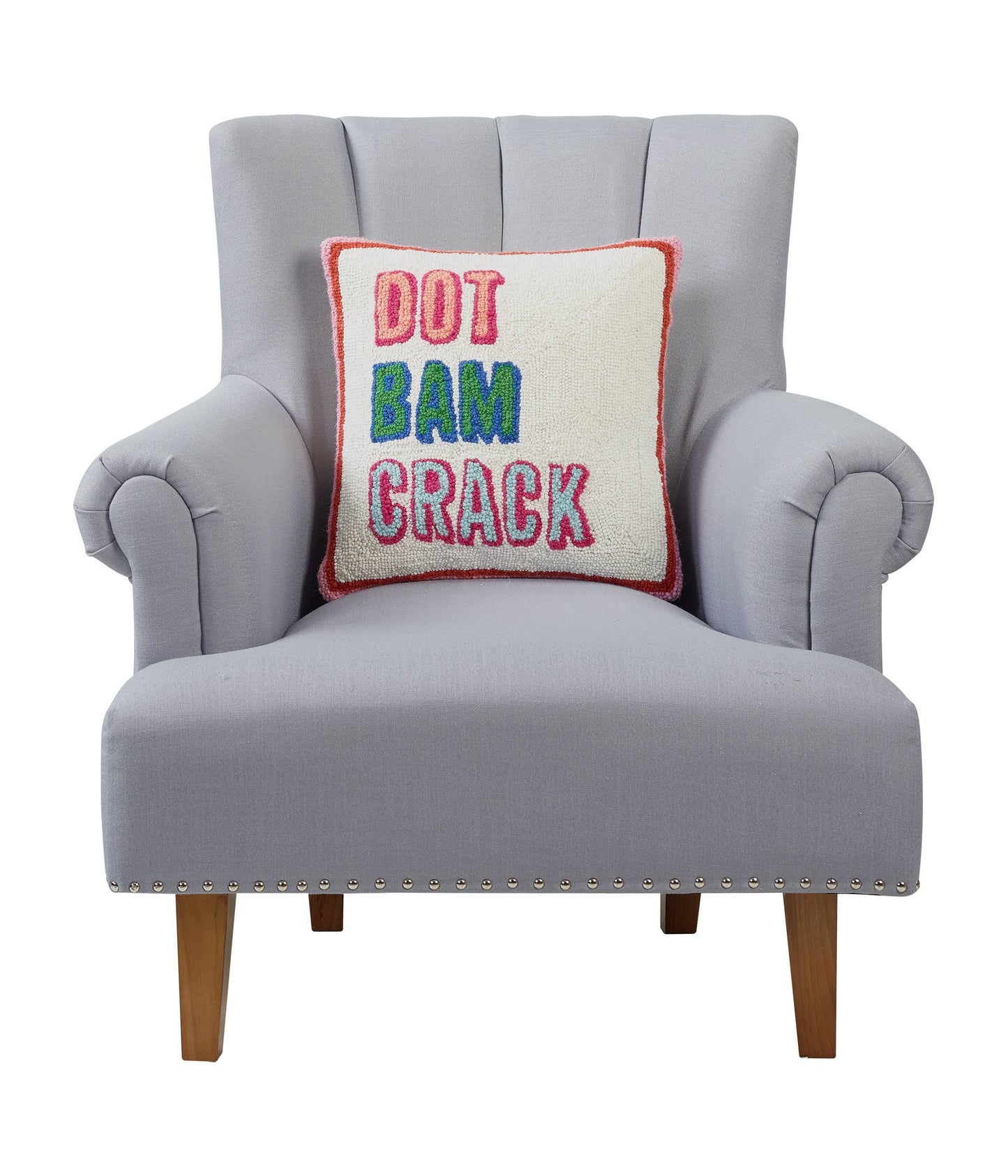 Dot Bam Crack Hook Pillow - Ampersand