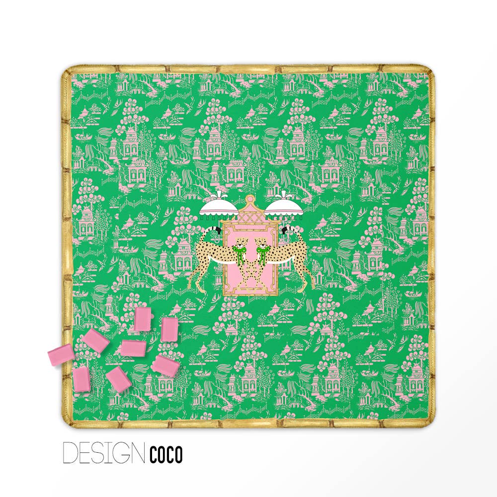 Mahjong Game Mat, Boutique Monogram