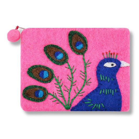 Peacock Design Coin Purse