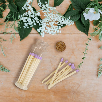 2" Matches + Small Bottle - Color of Your Choice + Strikers