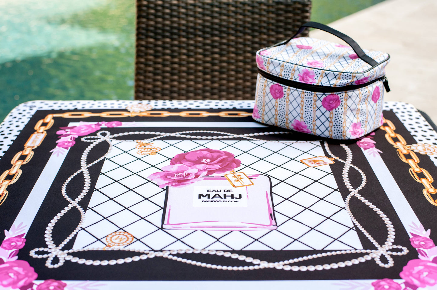 Bamboo Blossom Mahjong Mat – Eau de Mahj Collection