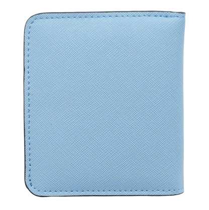 Women's Small Compact Bifold Luxury Wallet With Window ID