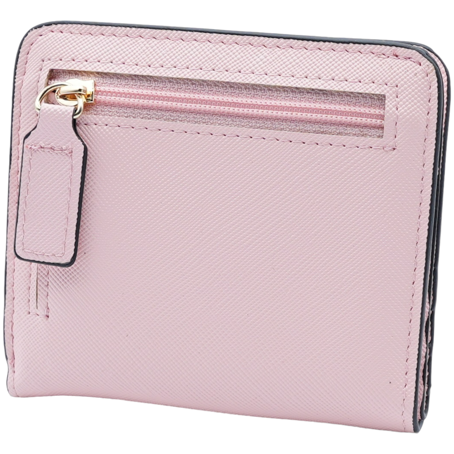 Women's Small Compact Bifold Luxury Wallet With Window ID