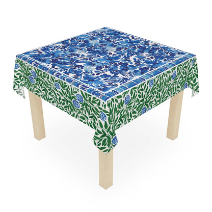 Royal Blooms Square Tablecloth
