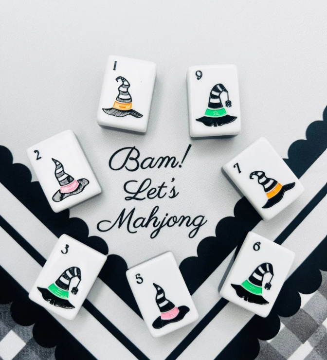 Hocus Pocus Halloween Mahjong Tiles