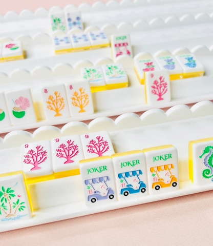 Mahjong Acrylic Racks and Scallop Pushers